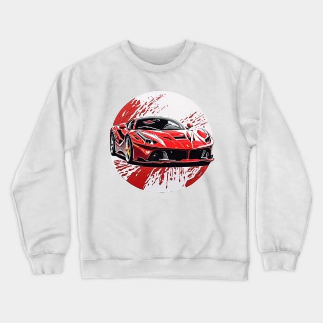 Ferrari la Ferrari design Crewneck Sweatshirt by Auto-apparel